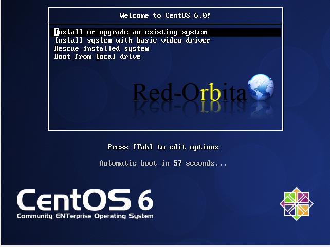 Install centOS 6