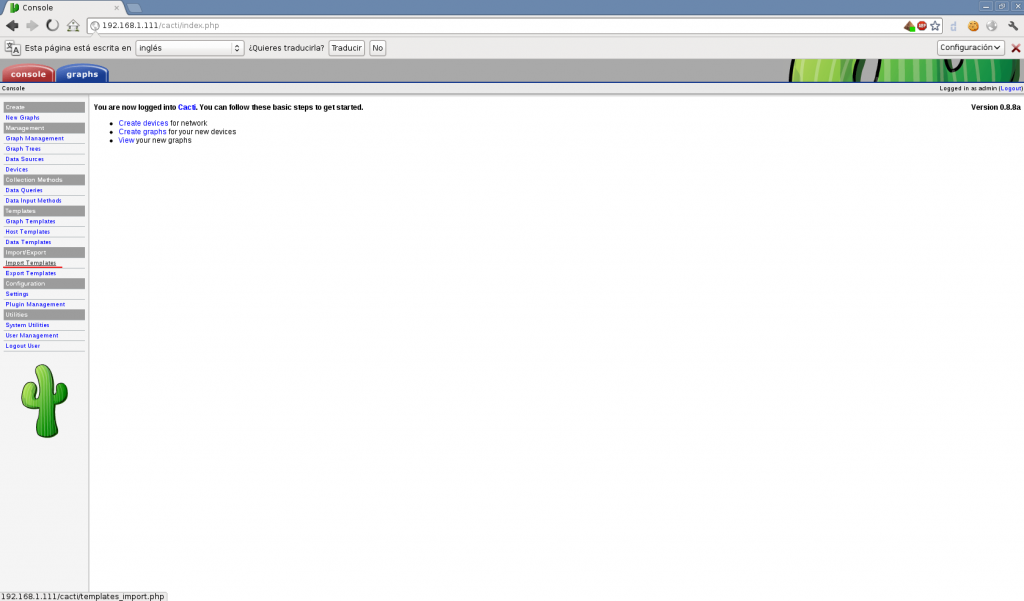 Monitorizar servidor Windows con Cacti