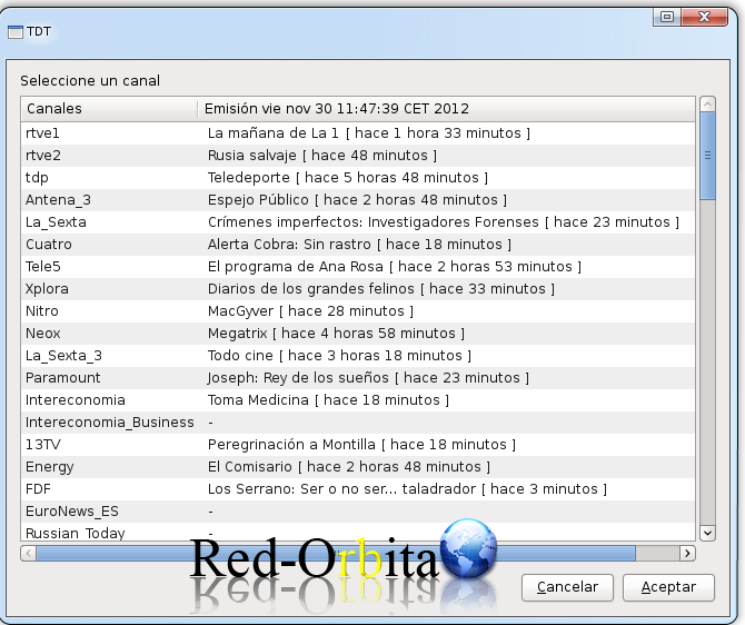 Ver la Televisión con GNU/Linux por internet