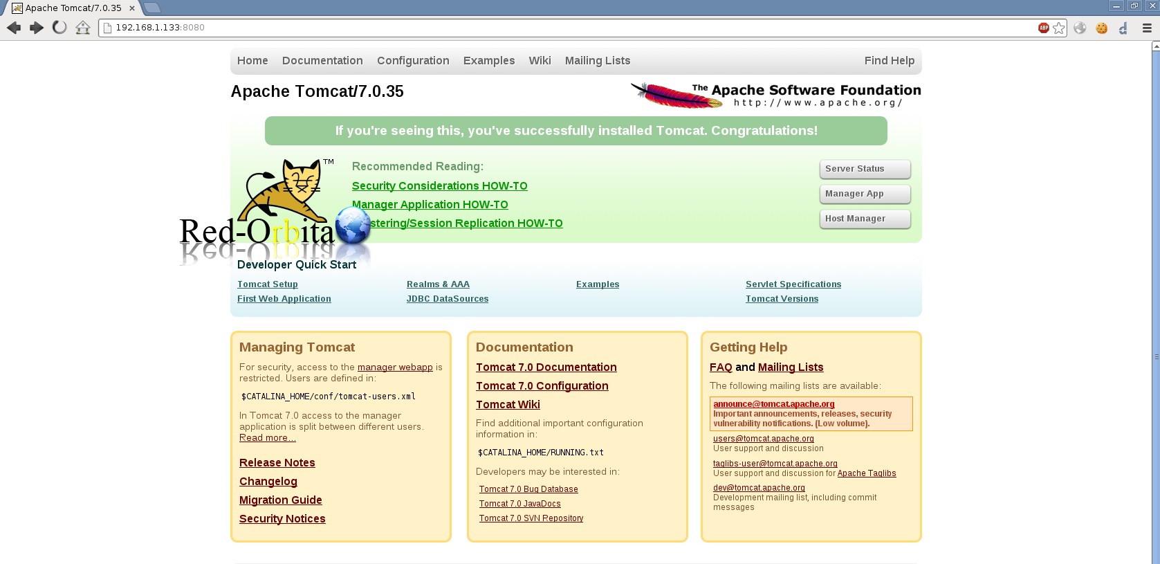Instalación de servidor Apache Tomcat 7 en Debian