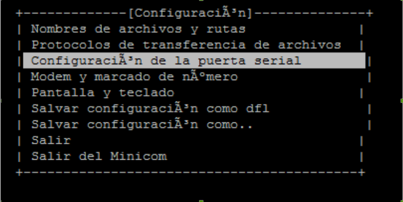 Conexión puerto serie (COM) en GNU/Linux