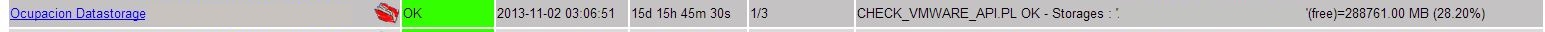 Monitorizar datastores VMware ESXI en nagios