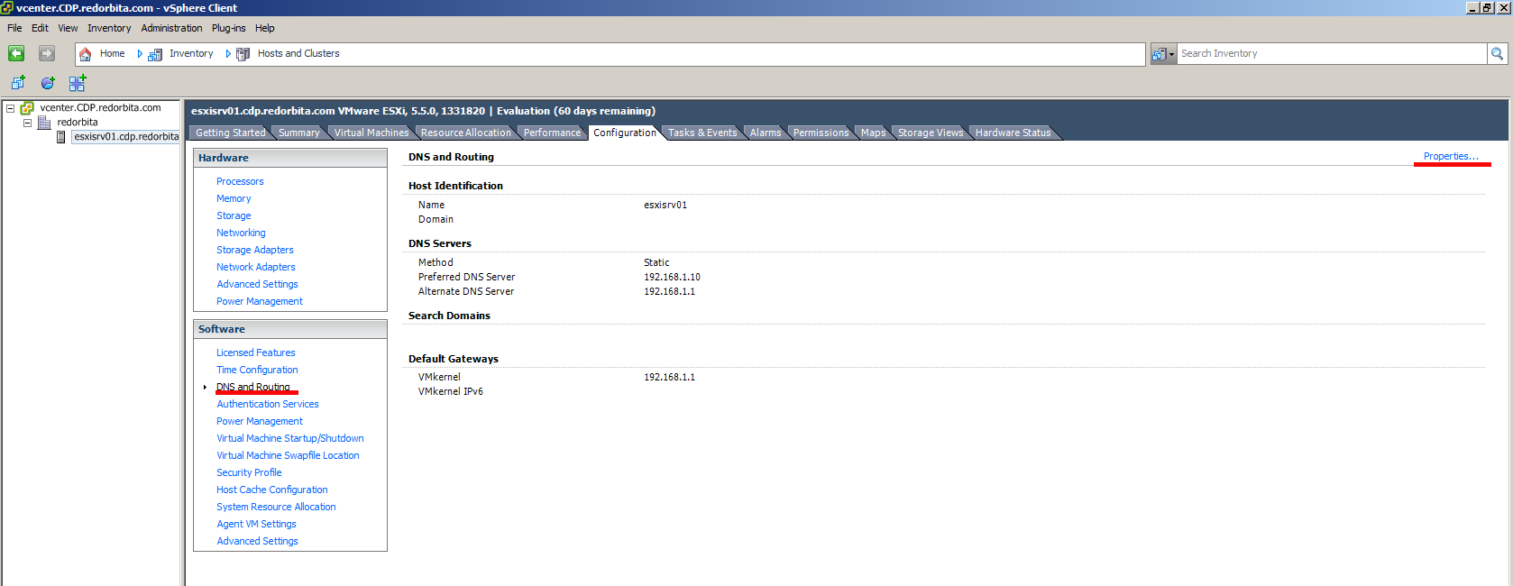 Configurar el acceso a vSphere Client para usuarios de un dominio Active Directory