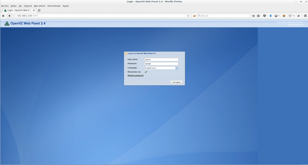Installing openVZ on Debian