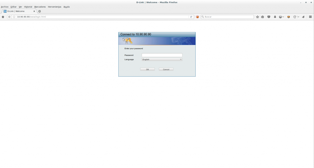 Configuración Inicial Switch D-link DGS-1210
