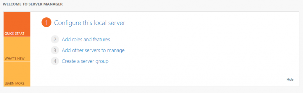 Instalación servidor NPS