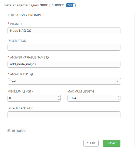 Automatización de instalación de agente NRPE con Ansible AWX