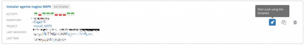 Automatización de instalación de agente NRPE con Ansible AWX