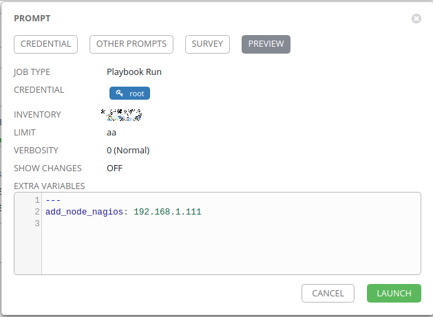 Automatización de instalación de agente NRPE con Ansible AWX