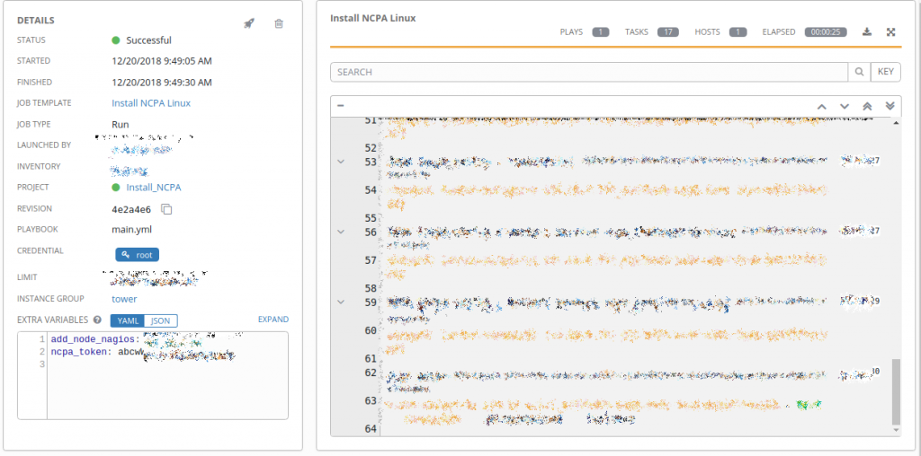 Automatización instalación NCPA con Ansible AWX