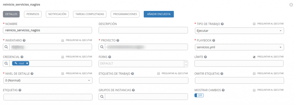 Integrar Nagios con Ansible AWX