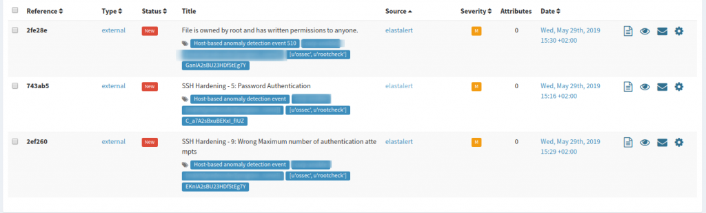 Integrar alertas wazuh con Thehive – rootcheck