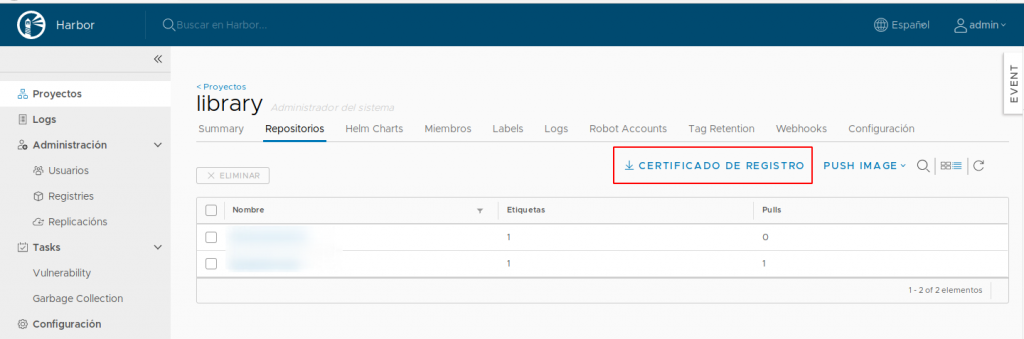 Error x509: certificate is valid al conectarse a Harbor