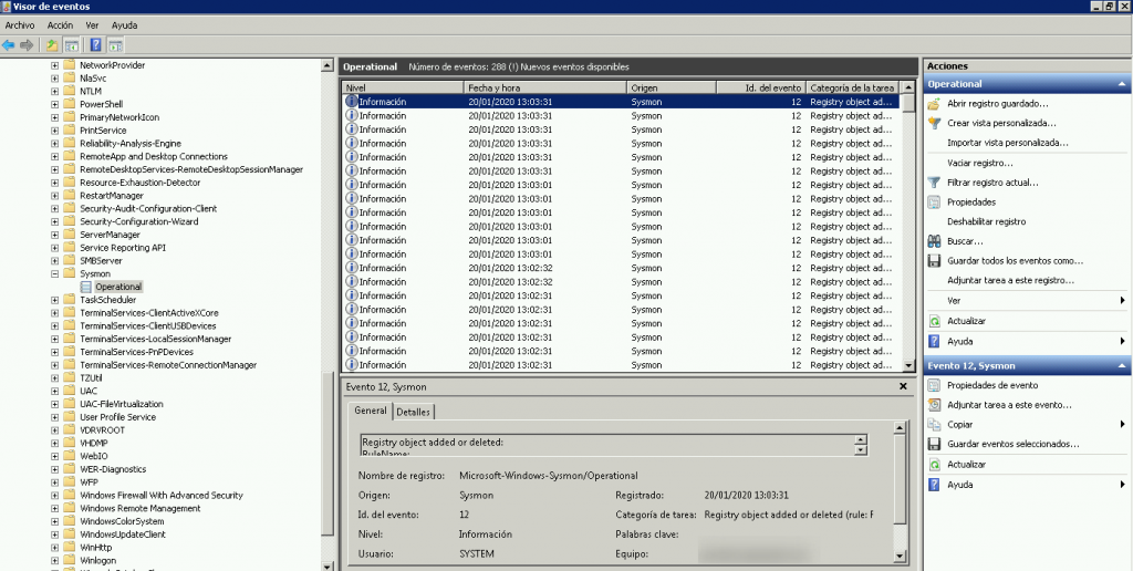 Integrar Sysmon con Wazuh