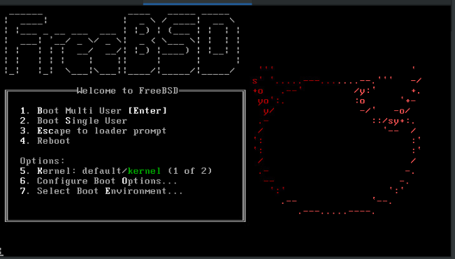 Recuperar password root en FreeBSD con ZFS