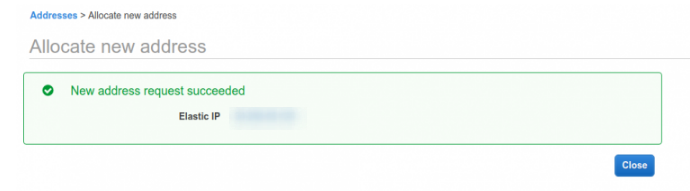 Configurar Elastic IP en AWS