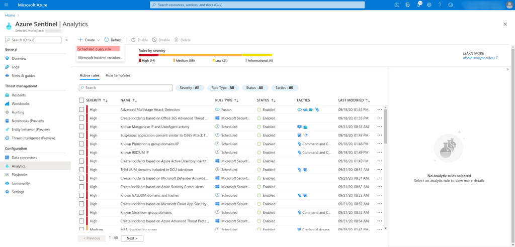 Detectar ataque Fuerza bruta RDP en Azure Sentinel