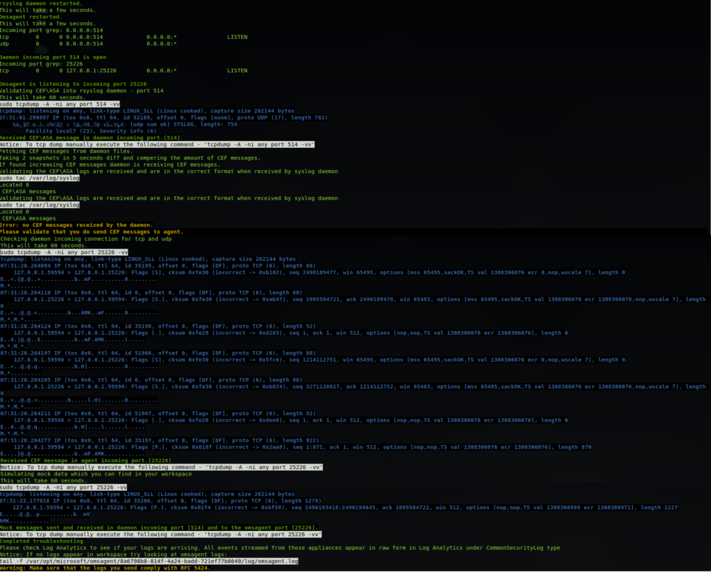 Conectar datos de Fortinet a Azure Sentinel