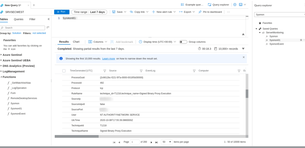 Parsear sysmon en Azure Sentinel