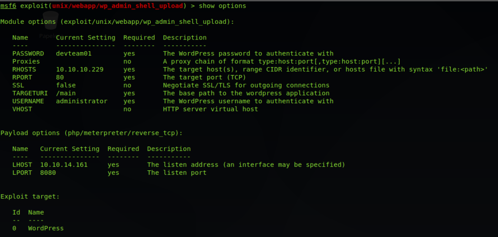 HackTheBox –  Spectra Writeup