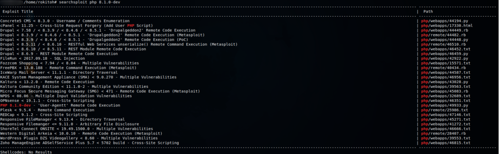 HackTheBox – Knife Writeup