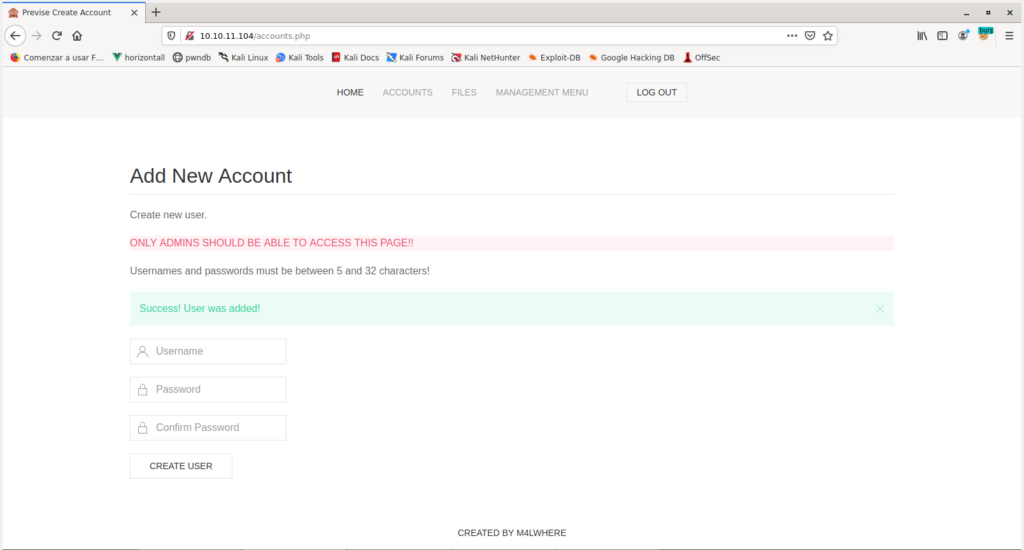 HackTheBox – Previse Writeup