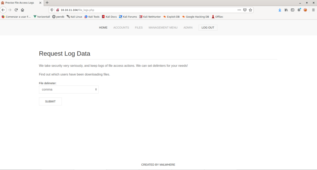 HackTheBox – Previse Writeup
