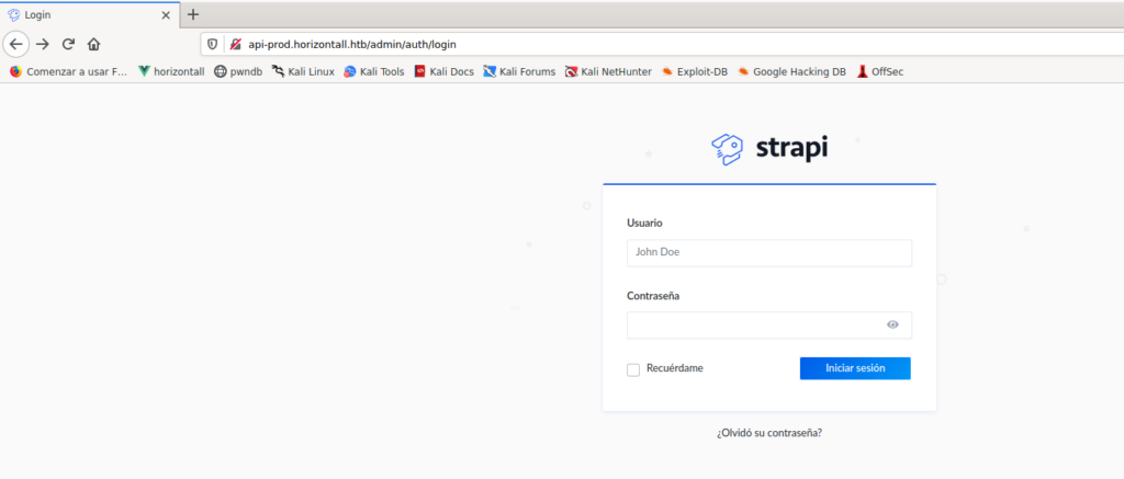 HackTheBox – Horizontal Writeup