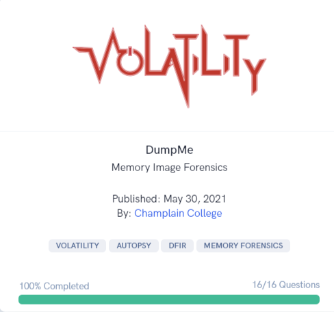 Cyberdefenders – DumpMe writeup