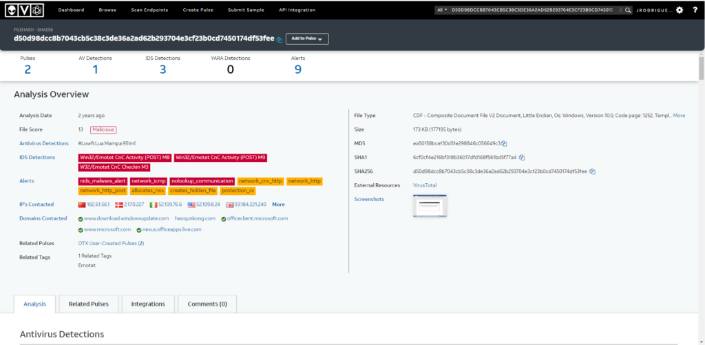 Cyberdefenders – MalDoc101 writeup