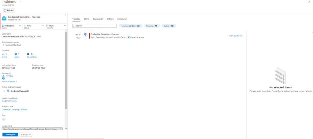 Emulación de ataques mediante Atomic Red Team y Detección con Azure Sentinel Parte 1 (ATT&CK T1003)