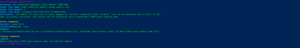 Emulación de ataques mediante Atomic Red Team y Detección con Azure Sentinel Parte 1 (ATT&CK T1003)