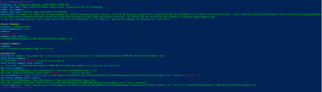 Emulación de ataques mediante Atomic Red Team y Detección con Azure Sentinel Parte 1 (ATT&CK T1003)