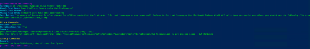 Emulación de ataques mediante Atomic Red Team y Detección con Azure Sentinel Parte 1 (ATT&CK T1003)