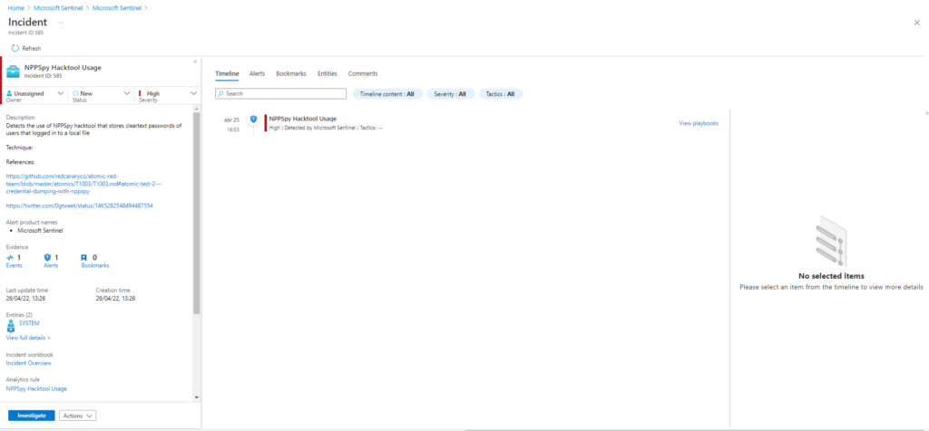 Emulación de ataques mediante Atomic Red Team y Detección con Azure Sentinel Parte 1 (ATT&CK T1003)