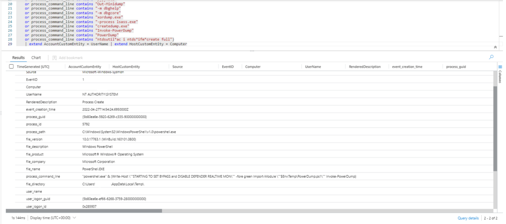 Emulación de ataques mediante Atomic Red Team y Detección con Azure Sentinel Parte 1 (ATT&CK T1003)