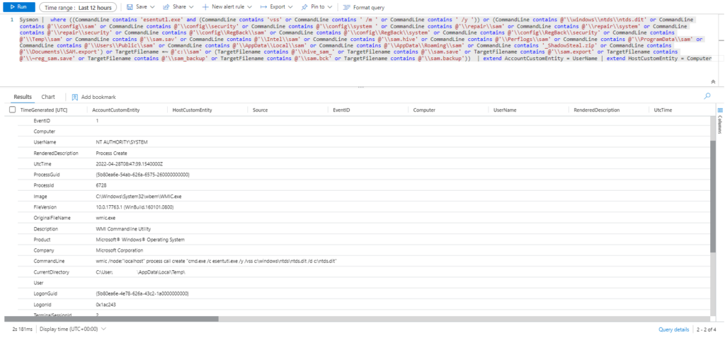 Emulación de ataques mediante Atomic Red Team y Detección con Azure Sentinel Parte 1 (ATT&CK T1003)