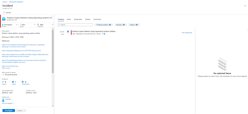 Emulación de ataques mediante Atomic Red Team y Detección con Azure Sentinel Parte 1 (ATT&CK T1003)