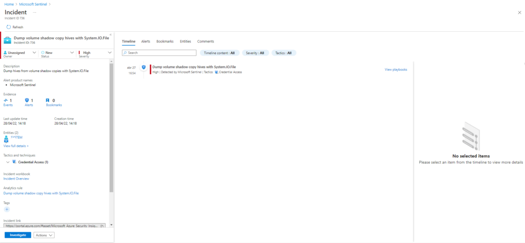 Emulación de ataques mediante Atomic Red Team y Detección con Azure Sentinel Parte 1 (ATT&CK T1003)