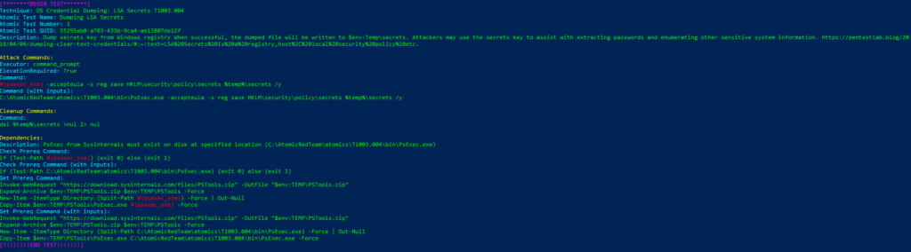 Emulación de ataques mediante Atomic Red Team y Detección con Azure Sentinel Parte 1 (ATT&CK T1003)
