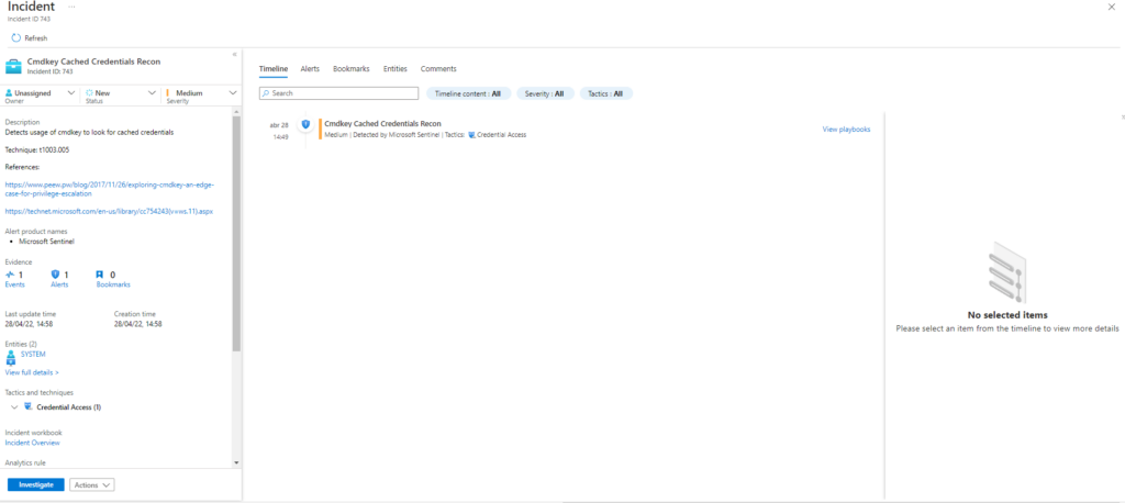 Emulación de ataques mediante Atomic Red Team y Detección con Azure Sentinel Parte 1 (ATT&CK T1003)